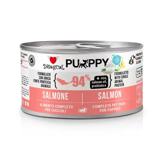 DISUGUAL Puppy konservi kucēniem ar lasi  150g